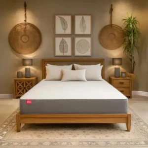 kurlon ortho, medium firm support 6 inch single memory foam mattress